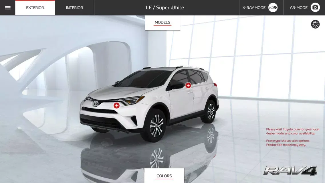 Скриншоты RAV4 Virtual Experience