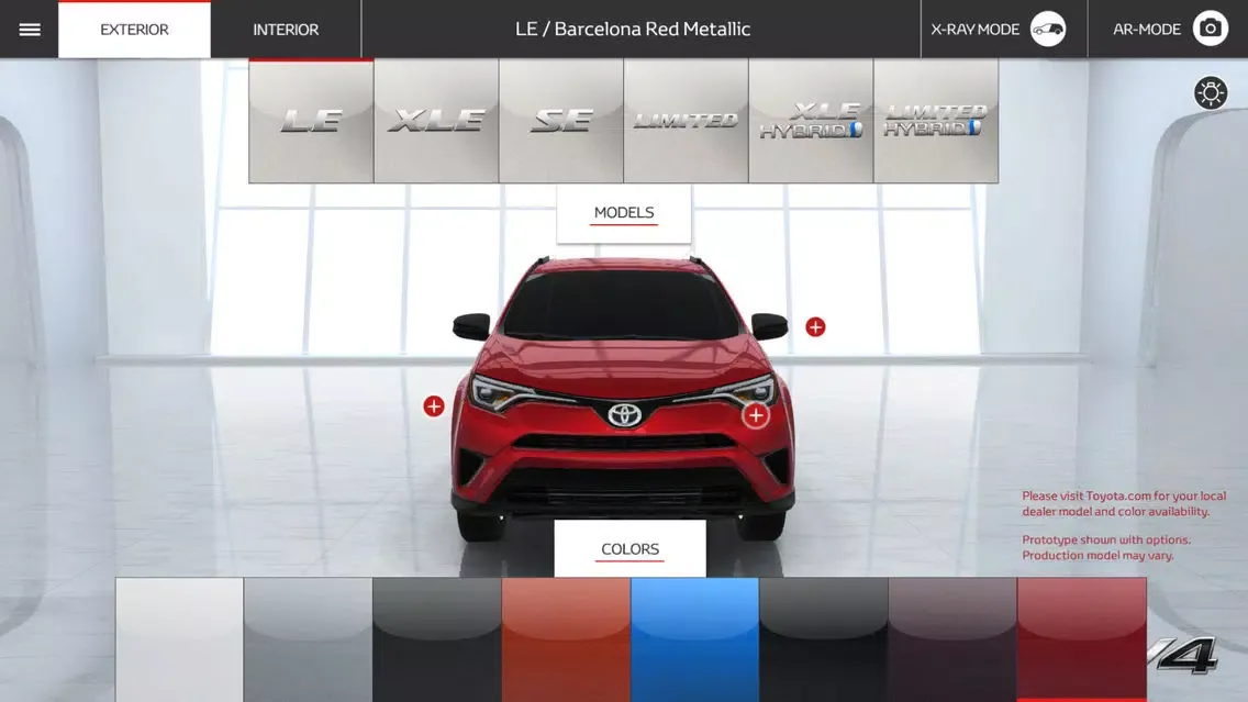 Скриншоты RAV4 Virtual Experience