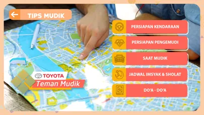 Toyota Teman Mudik Lebaran سکرین شاٹس
