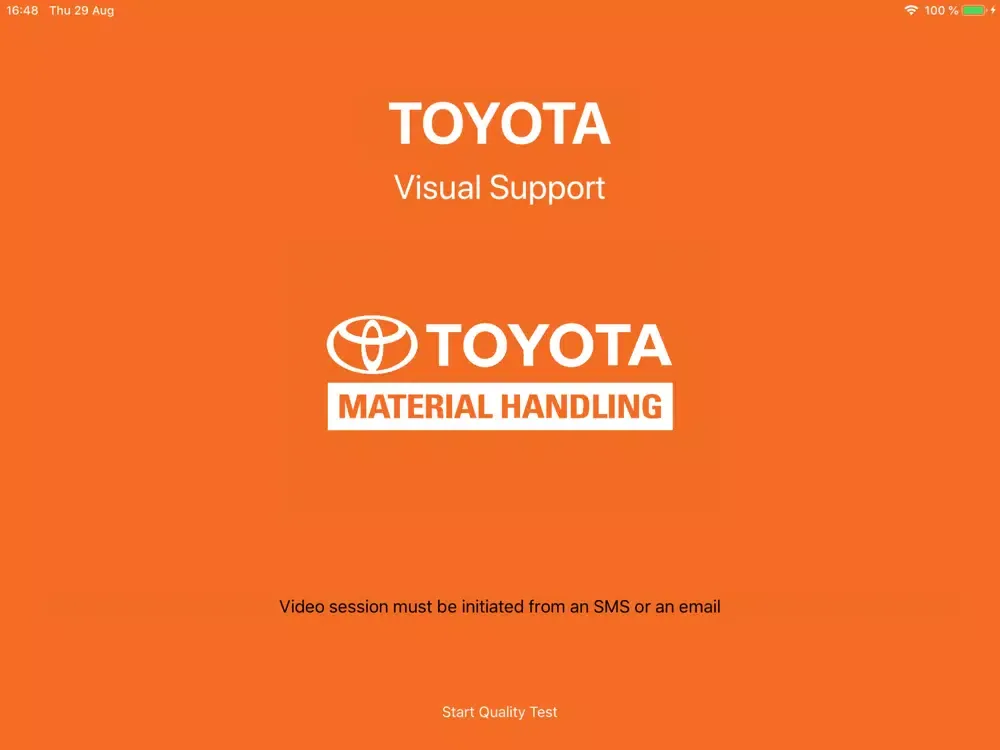 Capturas de tela do Toyota Visual Support iPad 