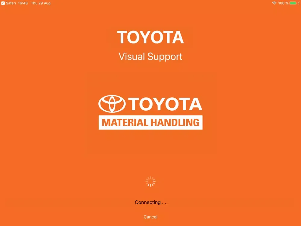 Capturas de tela do Toyota Visual Support iPad 