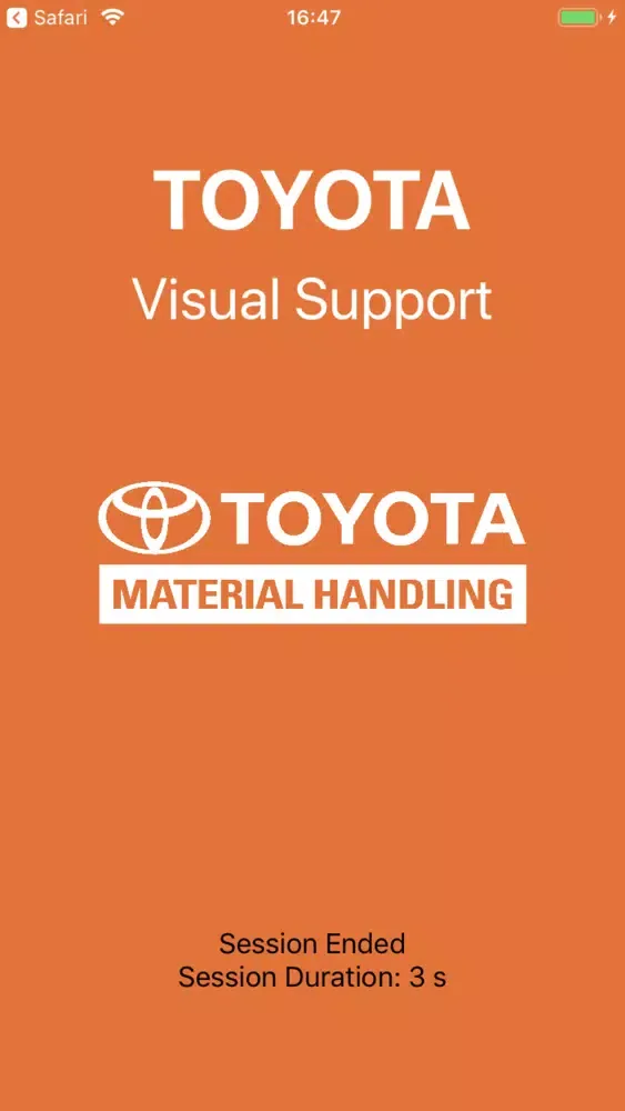 Capturas de tela do Toyota Visual Support