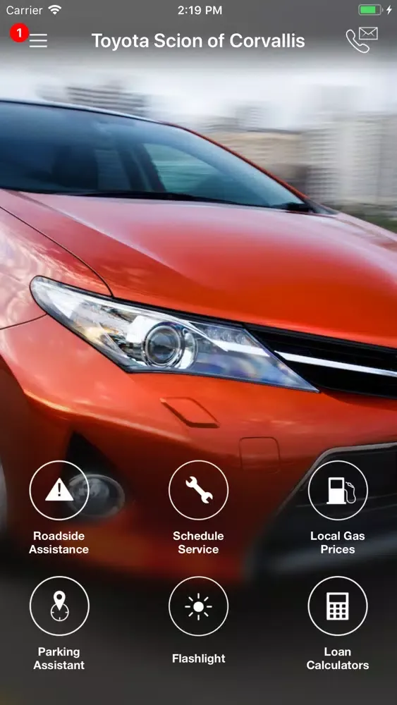 Capturas de pantalla de Toyota Scion of Corvallis
