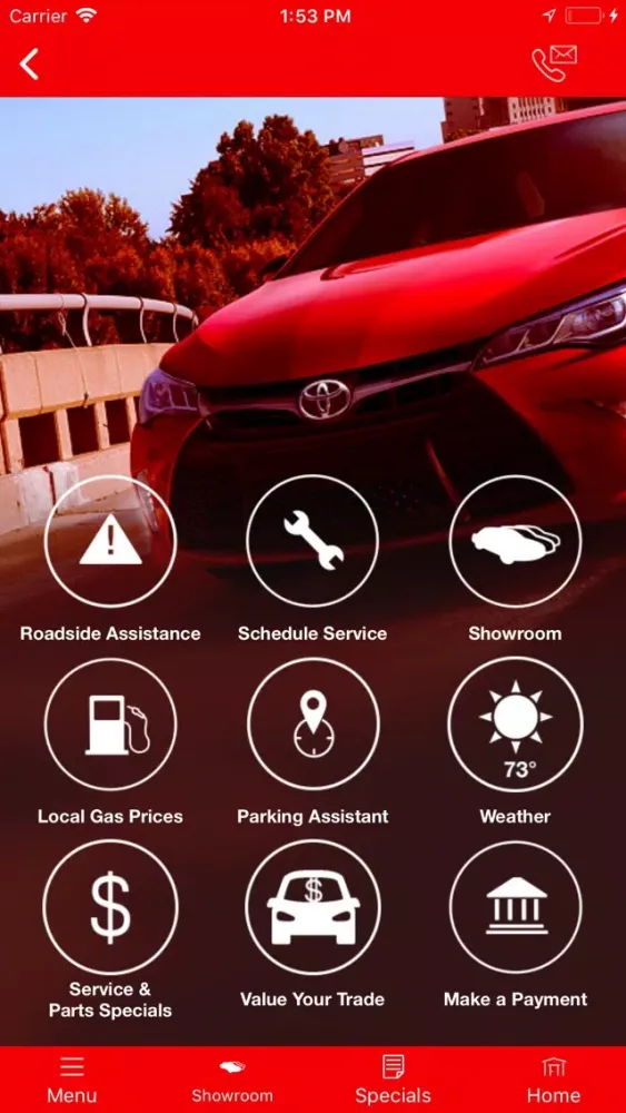 Capturas de pantalla de Toyota of Manhattan MLink