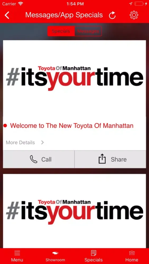 Capturas de pantalla de Toyota of Manhattan MLink