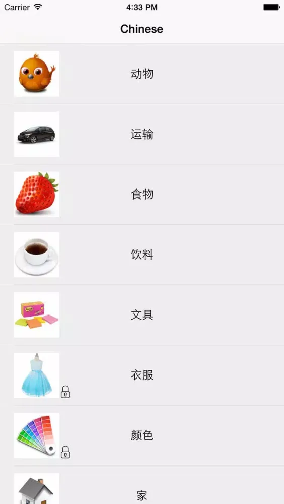Tangkapan layar Learning Chinese (Simplified) Basic 400 Words