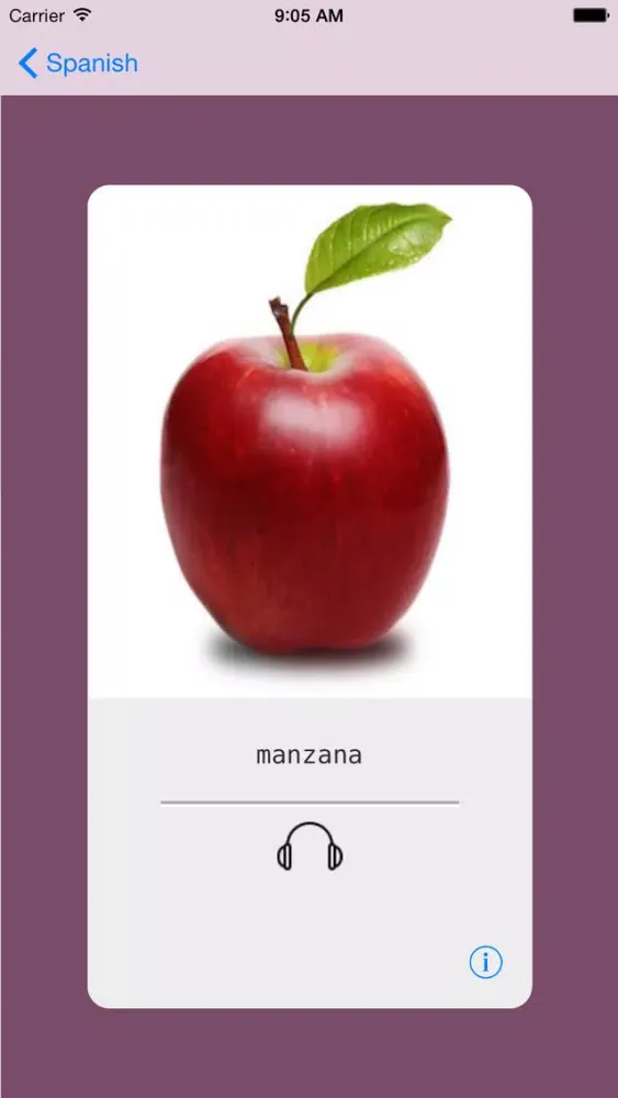 Learning Spanish (European) Basic 400 Words应用截图