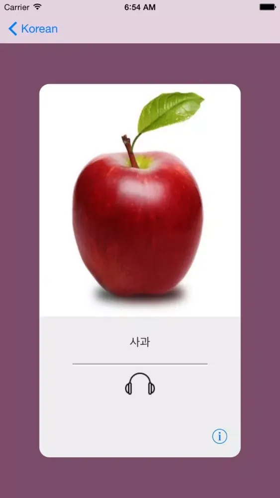 Learning Korean Basic 400 Words应用截图