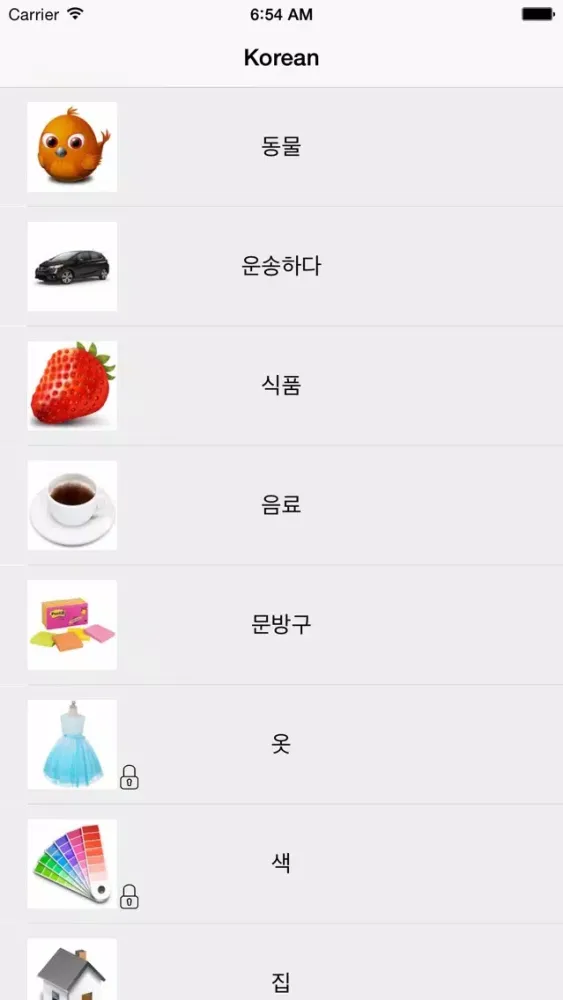 Learning Korean Basic 400 Words应用截图