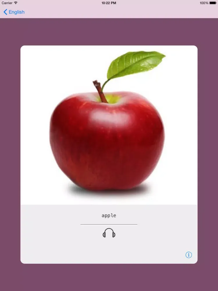 Capturas de pantalla de Learning English (British) Basic 400 Words iPad 