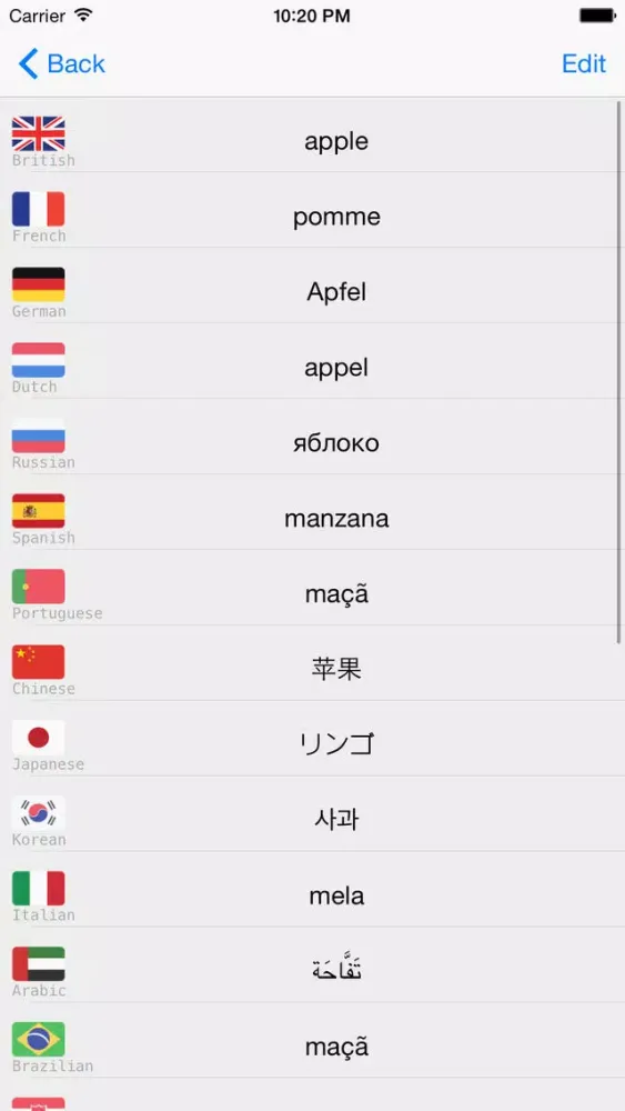 Capturas de pantalla de Learning English (British) Basic 400 Words