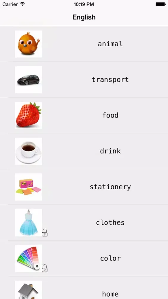 Capturas de pantalla de Learning English (British) Basic 400 Words