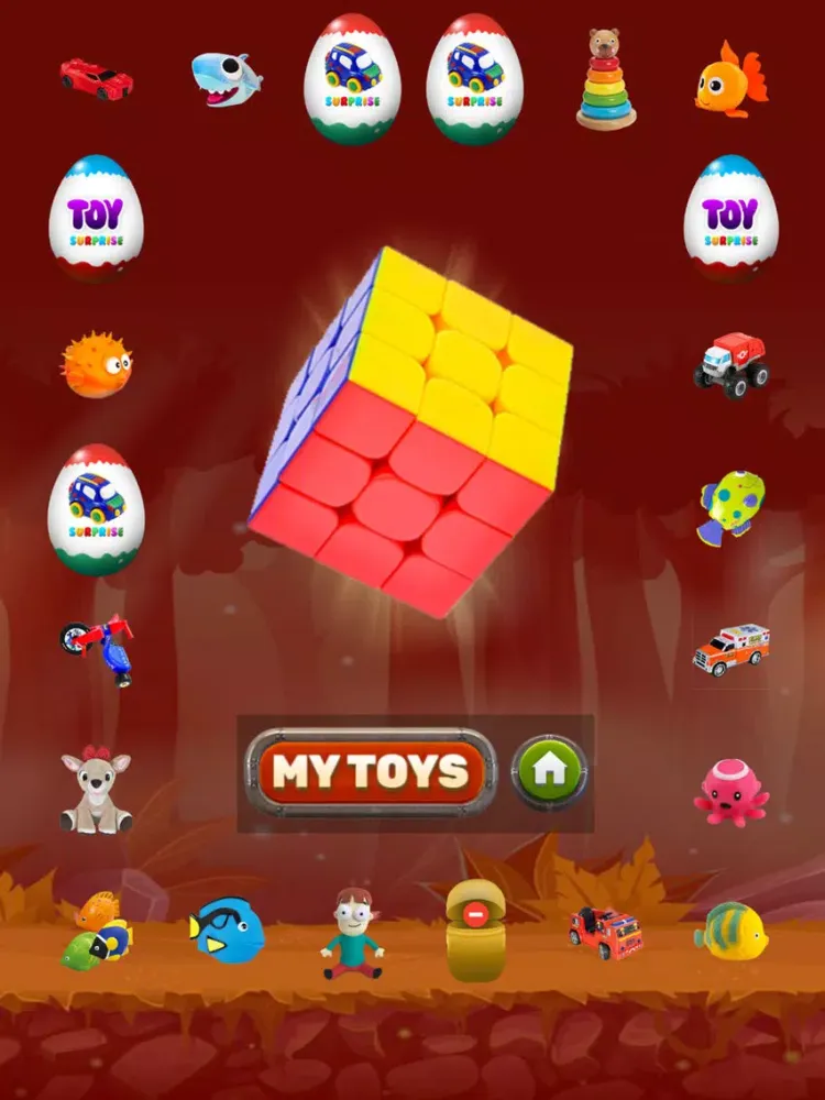 Capturas de tela do Toys Surprise Eggs iPad 