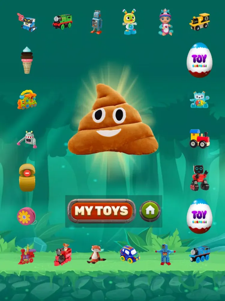 Capturas de tela do Toys Surprise Eggs iPad 
