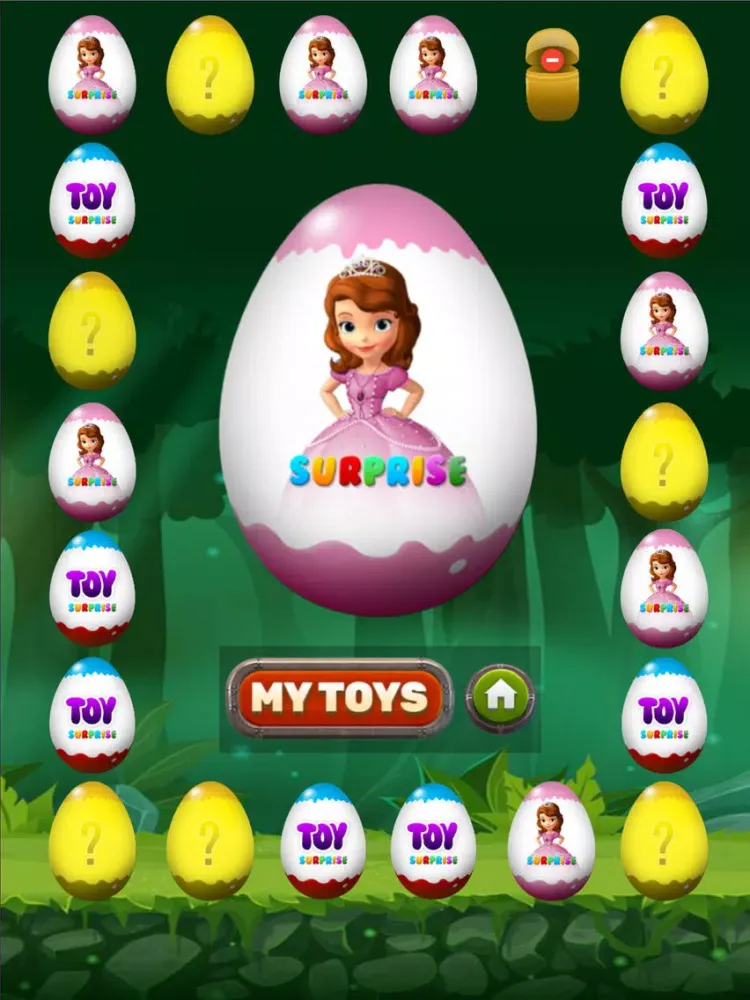 Capturas de tela do Toys Surprise Eggs iPad 