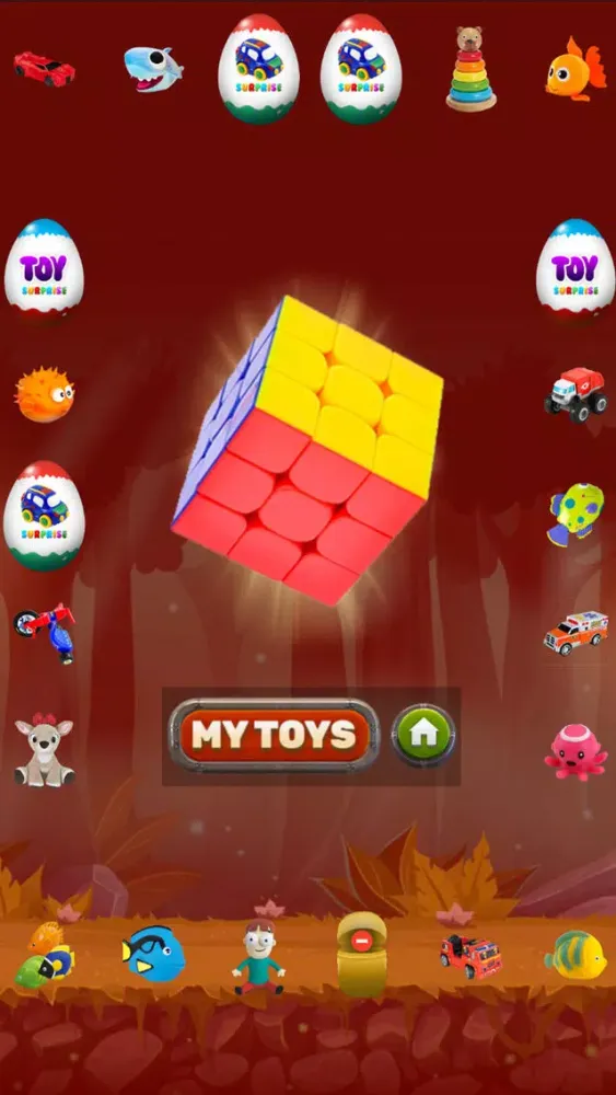 Capturas de tela do Toys Surprise Eggs