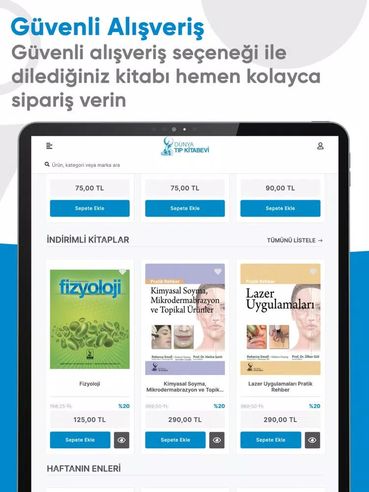 Dünya Kitap Evi iPad  스크린샷