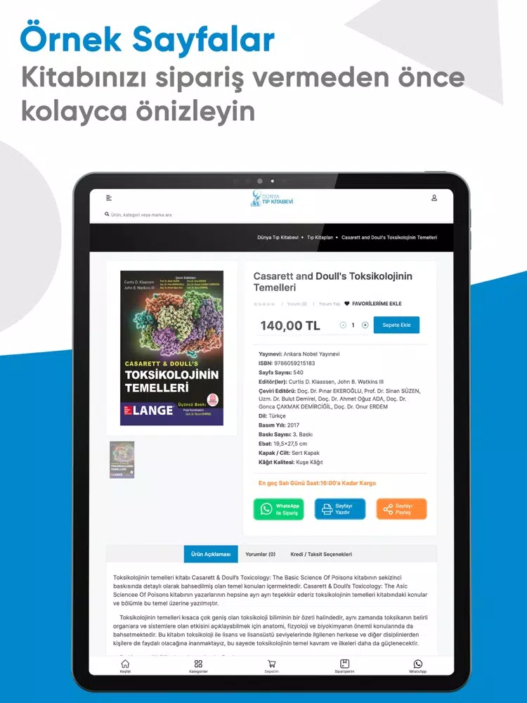 Dünya Kitap Evi iPad  스크린샷