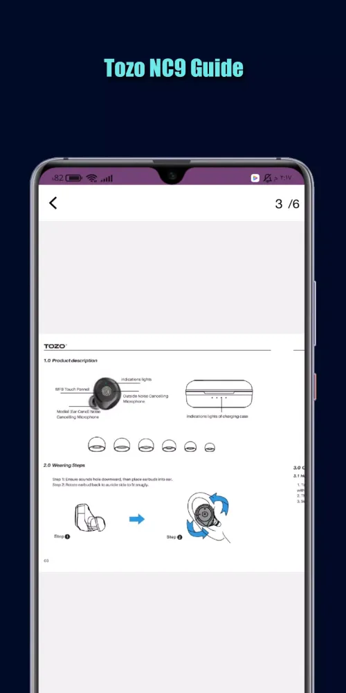 Tozo NC9 Guide應用截圖