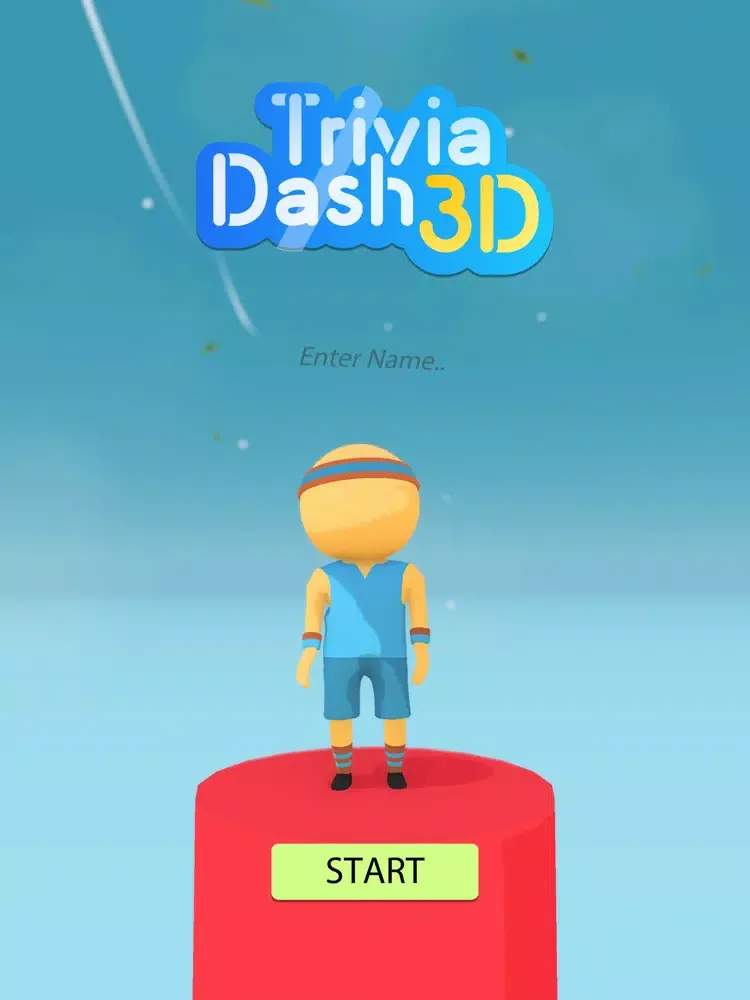 Trivia Dash 3D iPad  स्क्रीनशॉट