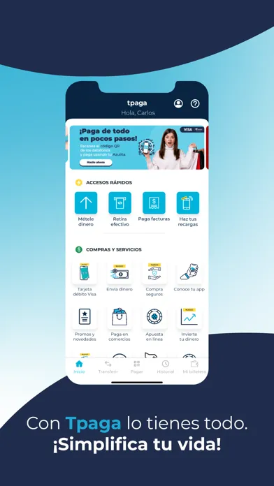 ภาพหน้าจอของ Tpaga - Mobile wallet