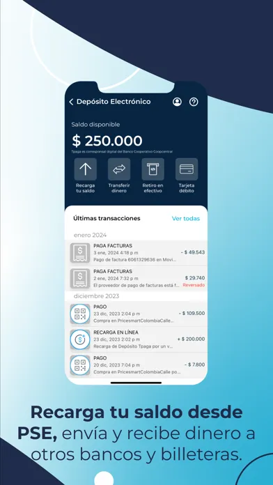 ภาพหน้าจอของ Tpaga - Mobile wallet