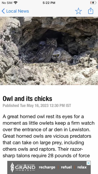 Lewiston Tribune Ekran Görüntüleri