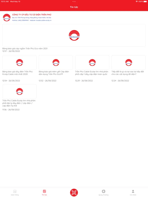 Tranphu EcoTP iPad  Screenshots