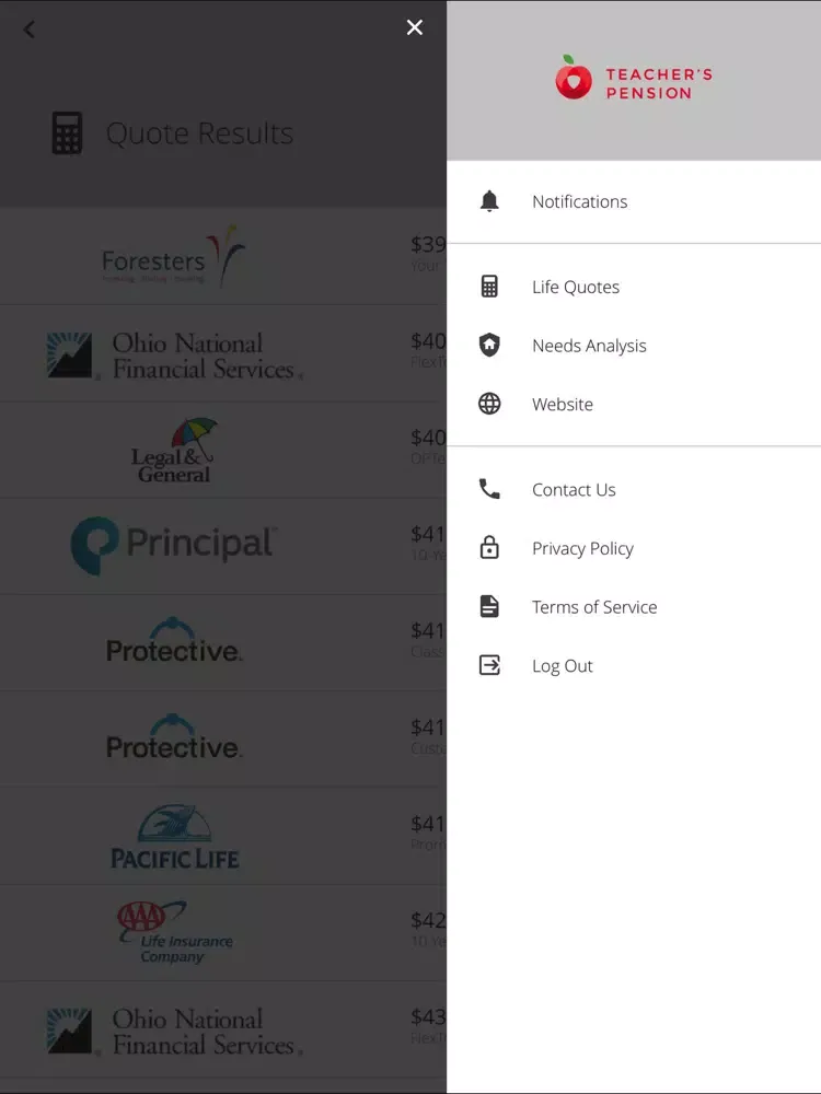 Teacher's Pension Life Quotes iPad  স্ক্রিনশট
