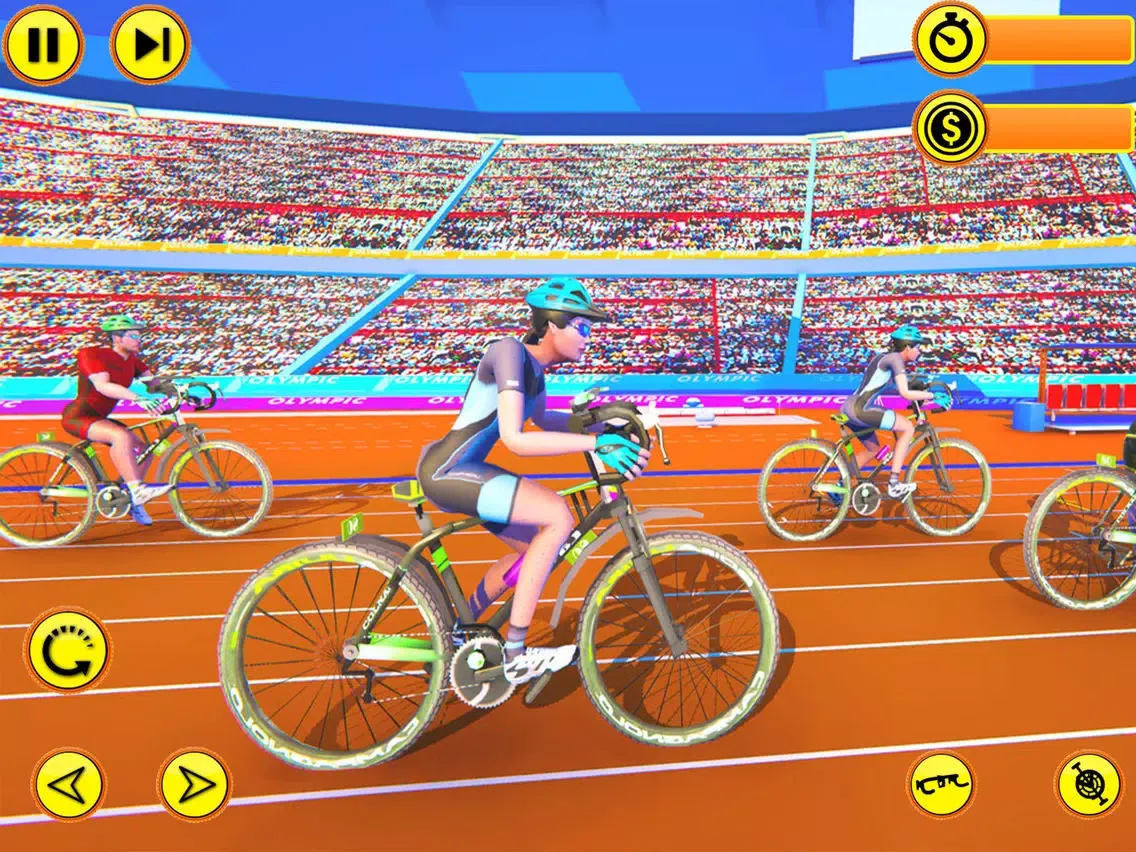 Capturas de tela do Bicycle Racing Simulator iPad 
