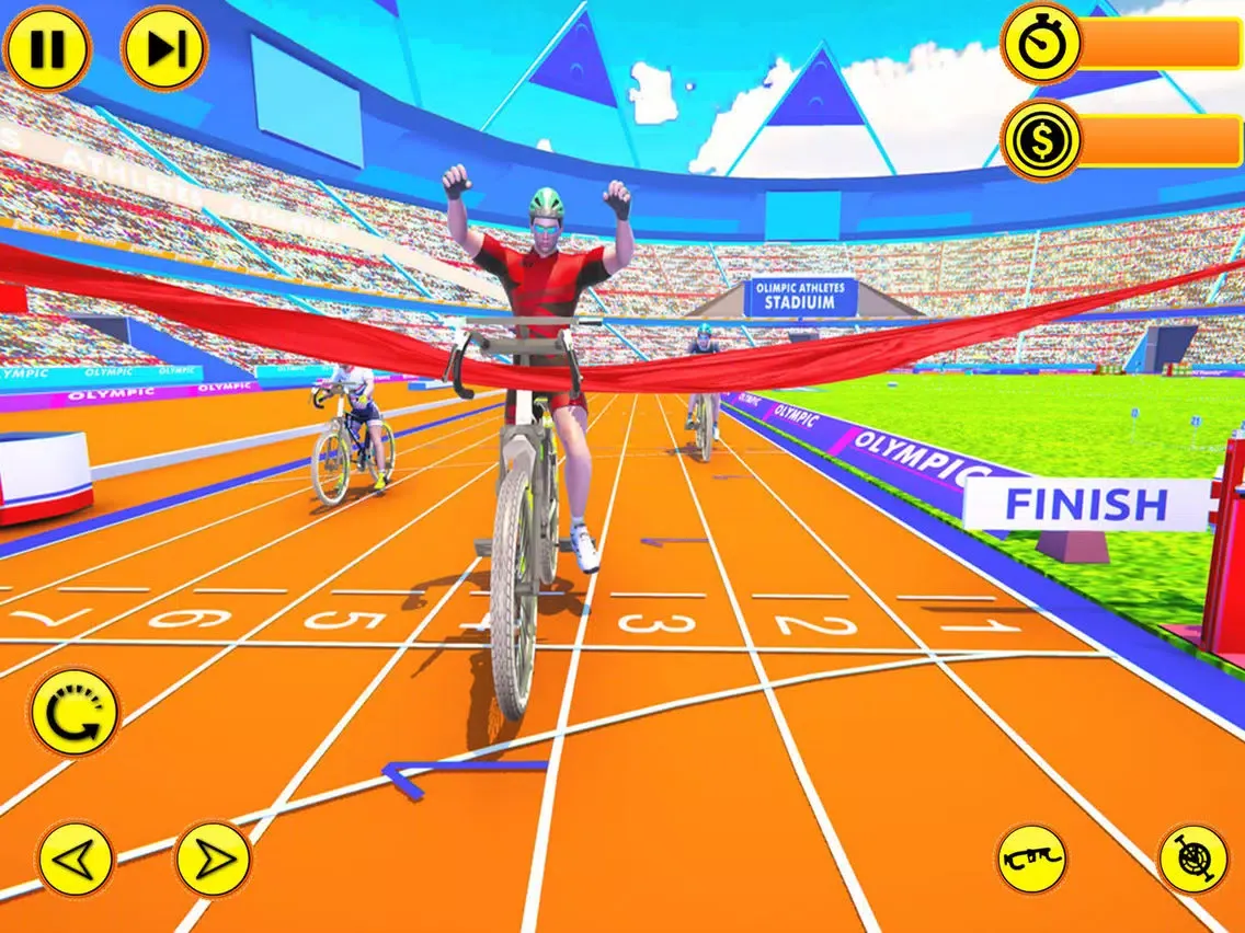 Capturas de tela do Bicycle Racing Simulator iPad 