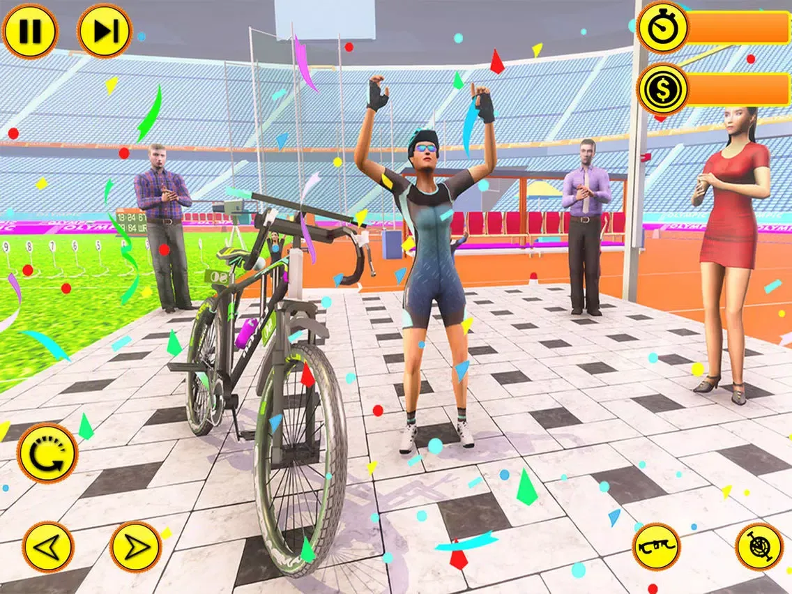 Capturas de tela do Bicycle Racing Simulator iPad 