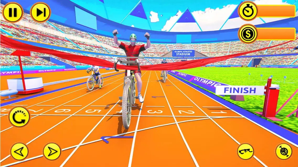 Capturas de tela do Bicycle Racing Simulator