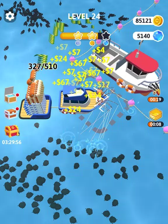 Capturas de tela do Fish Casting iPad 