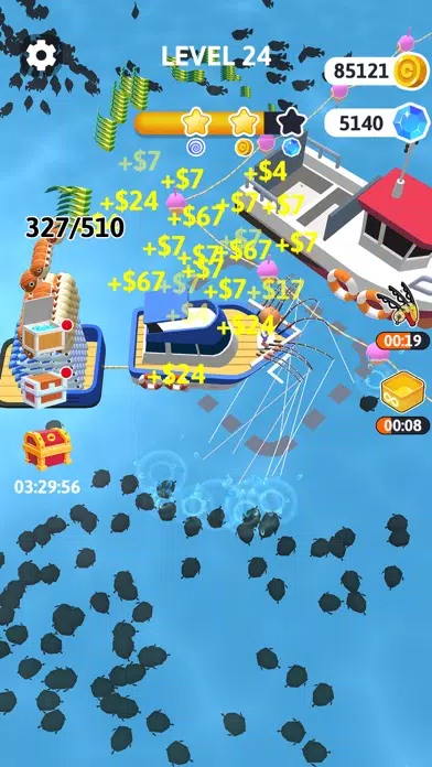 Capturas de tela do Fish Casting