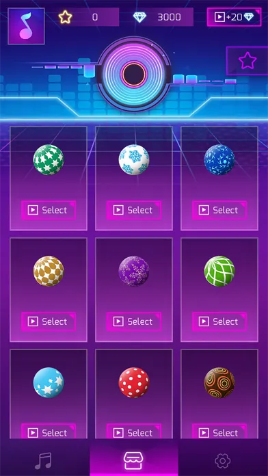 Captures d'écran de Blink Hop: Dancing Balls