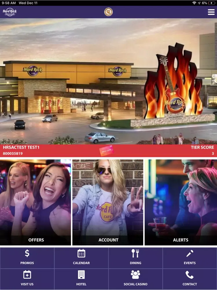 Hard Rock Casino Sacramento iPad  Screenshots