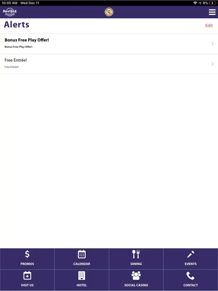 Hard Rock Casino Sacramento iPad  Screenshots