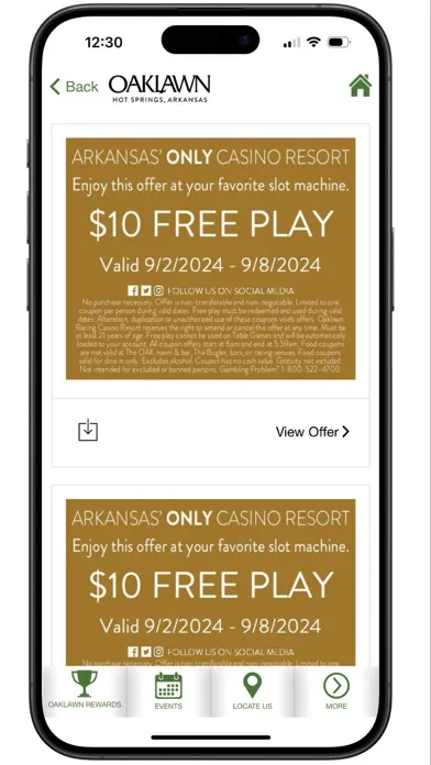 تصاویر Oaklawn Rewards