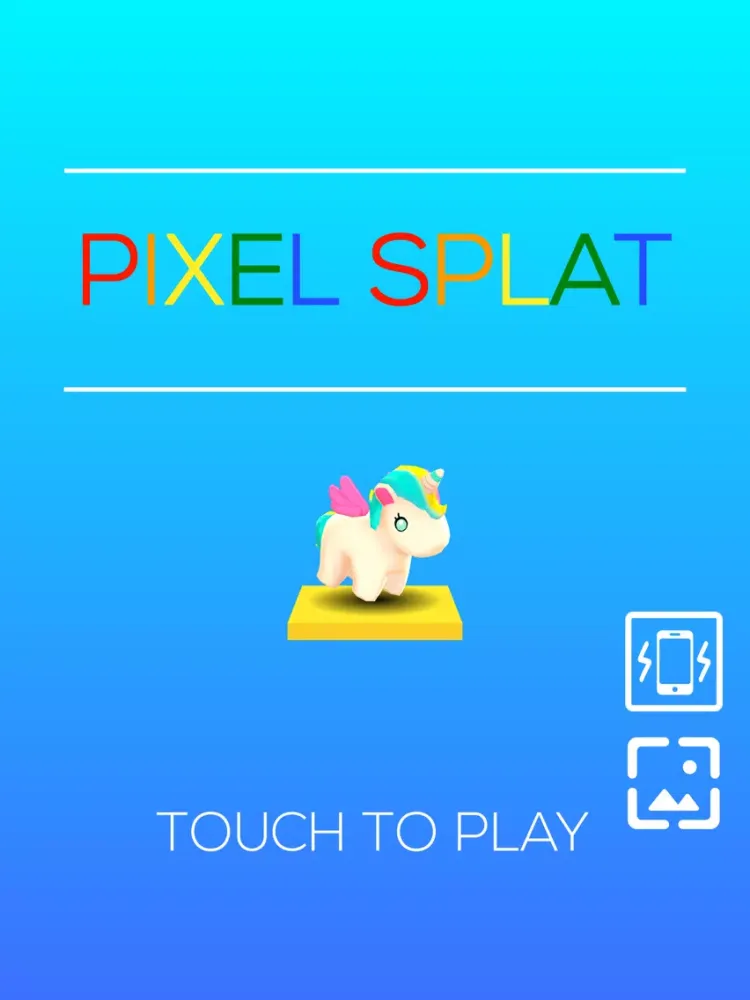 Tangkapan skrin Pixel Splat iPad 