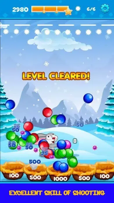 Bunny Bubble Shooter Deluxe سکرین شاٹس