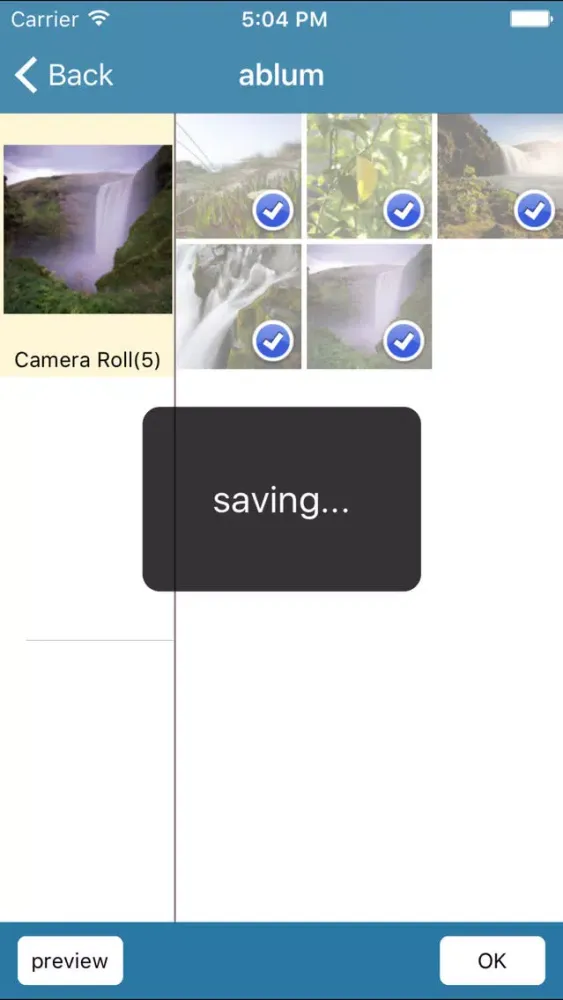 Tangkapan layar LOOK - private media text file transfer management