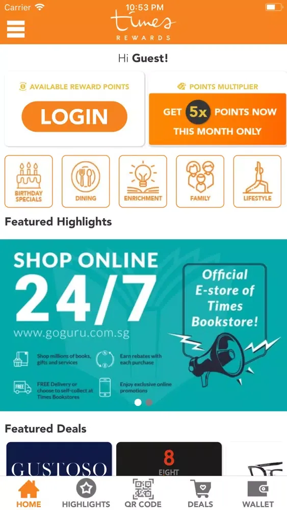 ภาพหน้าจอของ Times Rewards