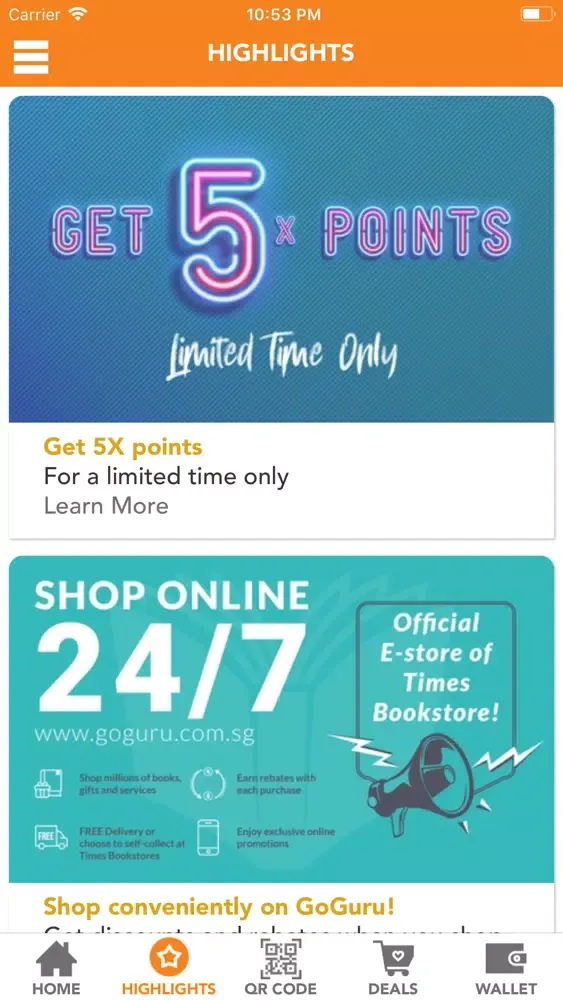 ภาพหน้าจอของ Times Rewards