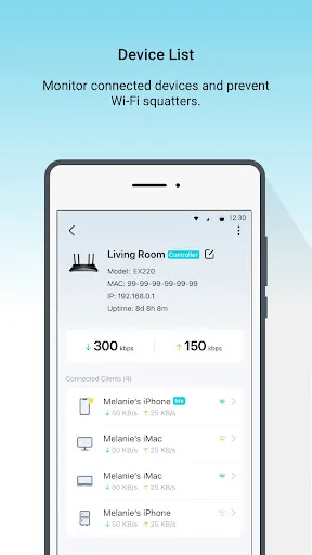 Capturas de pantalla de TP-Link Aginet