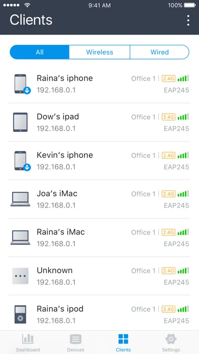 TP-Link Omada Screenshots