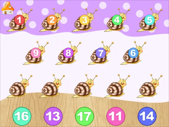 Bé Học Toán - Học Số Từ 0 - 20 iPad  Screenshots