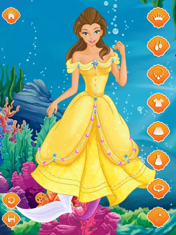 Mermaid Dress Up for Kids iPad  Screenshots