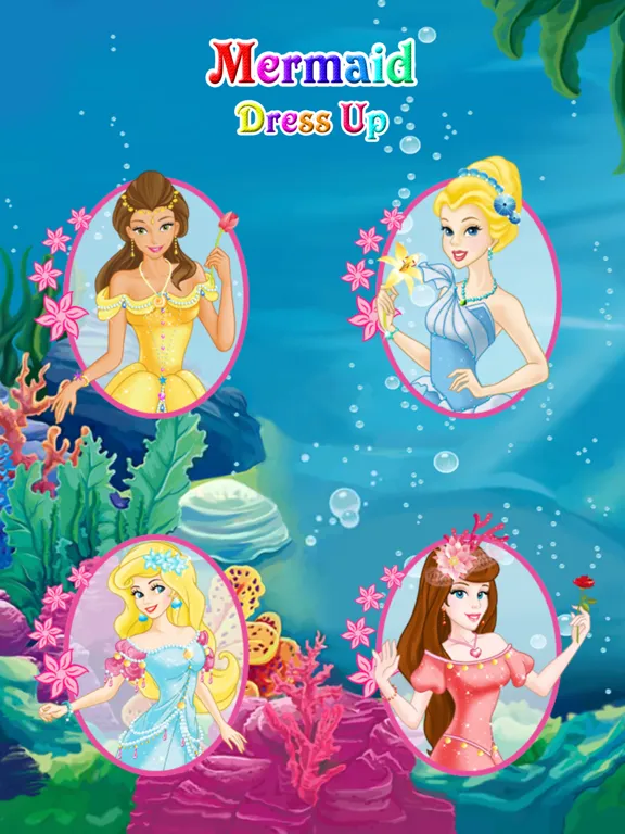 Mermaid Dress Up for Kids iPad  Screenshots