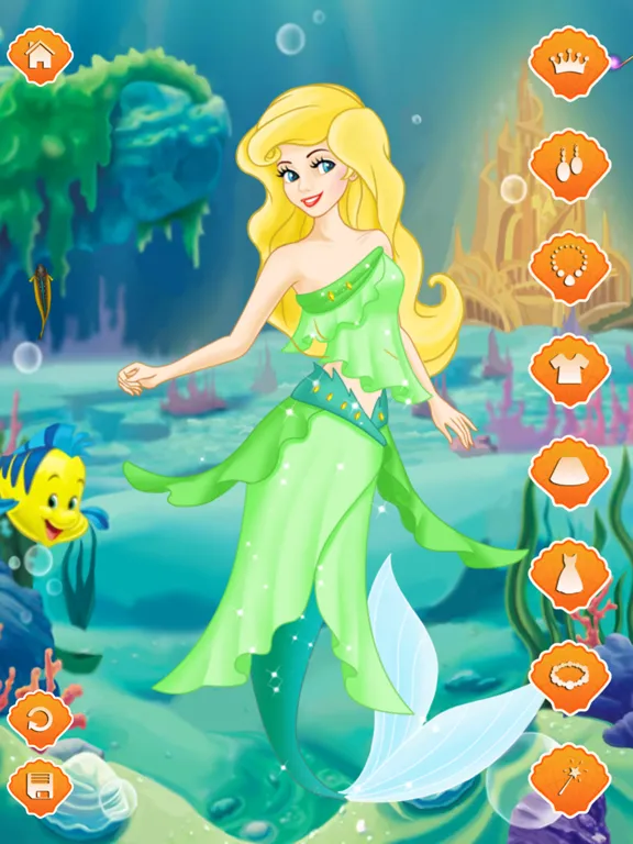 Mermaid Dress Up for Kids iPad  Screenshots
